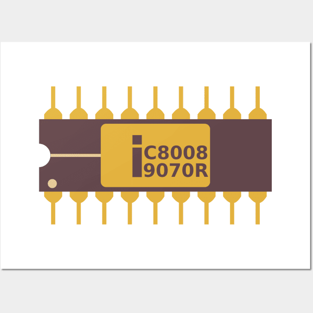 Intel 8008 Wall Art by Advent of Computing